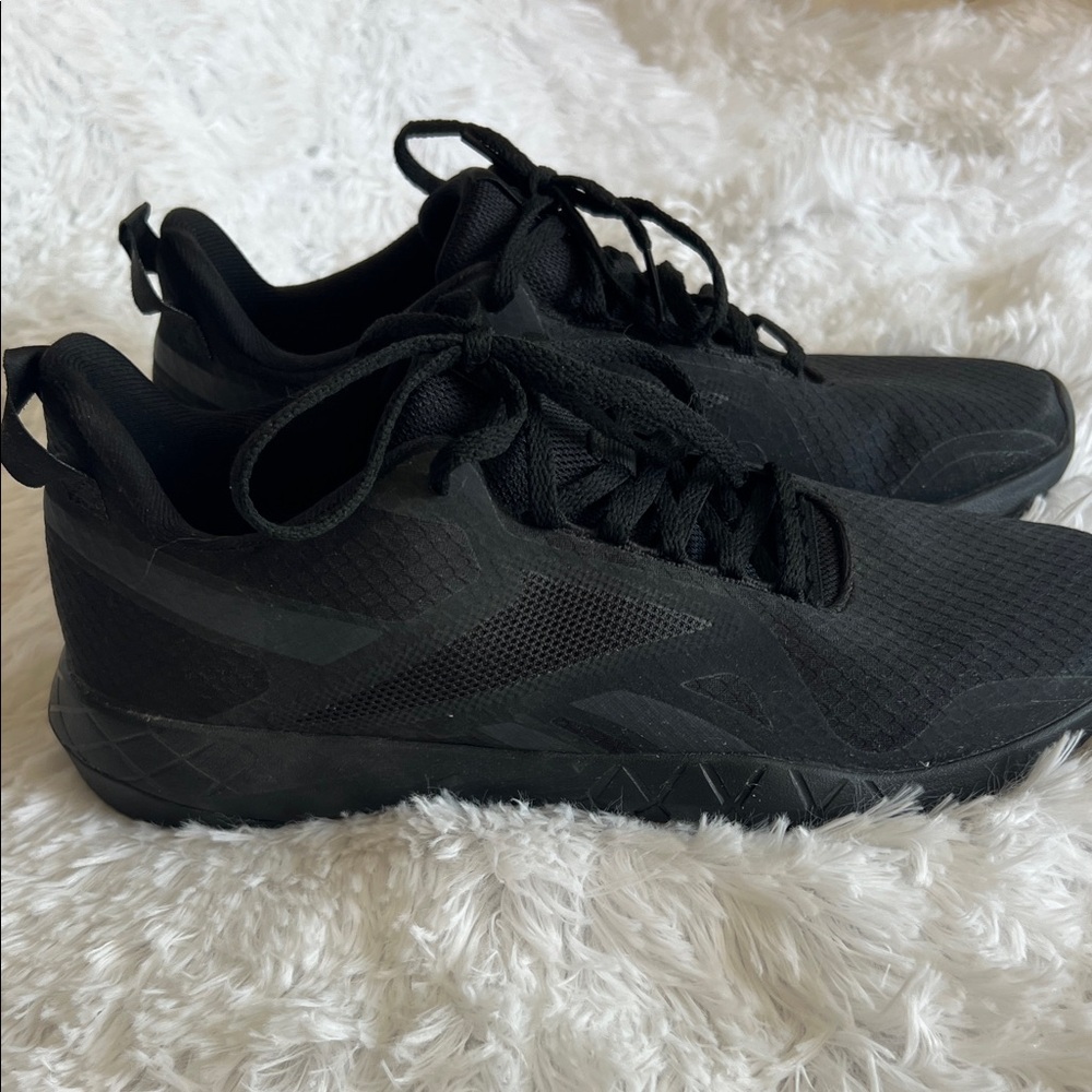 Reebok Men's Black Athletic Shoes memory tech comfort Premier ortholite